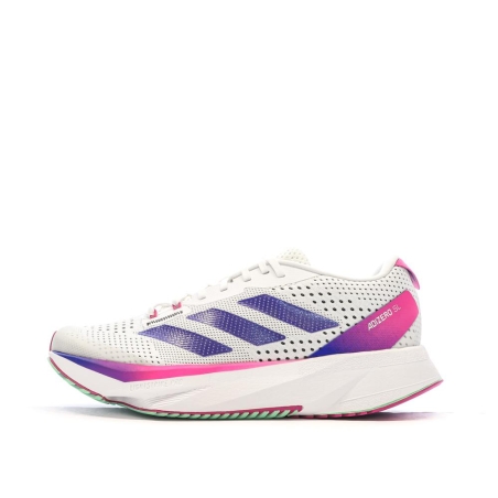 Chaussures de running Blanches/Violettes Fille Adidas Adizero Sl