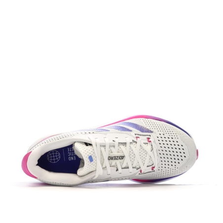 Chaussures de running Blanches/Violettes Fille Adidas Adizero Sl