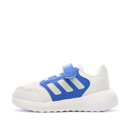 Baskets Blanc/Bleu Garçon Adidas Tensaur Run 3.0 El I