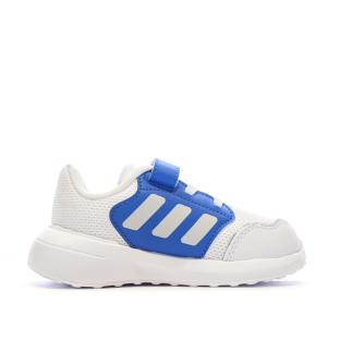 Baskets Blanc/Bleu Garçon Adidas Tensaur Run 3.0 El I