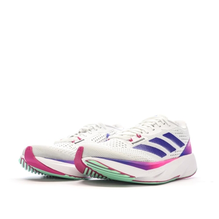 Chaussures de running Blanches/Violettes Fille Adidas Adizero Sl