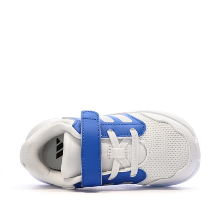 Baskets Blanc/Bleu Garçon Adidas Tensaur Run 3.0 El I