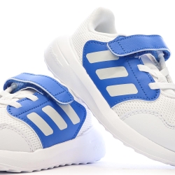 Baskets Blanc/Bleu Garçon Adidas Tensaur Run 3.0 El I