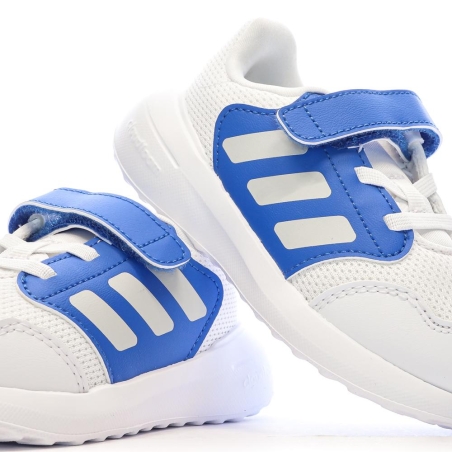 Baskets Blanc/Bleu Garçon Adidas Tensaur Run 3.0 El I