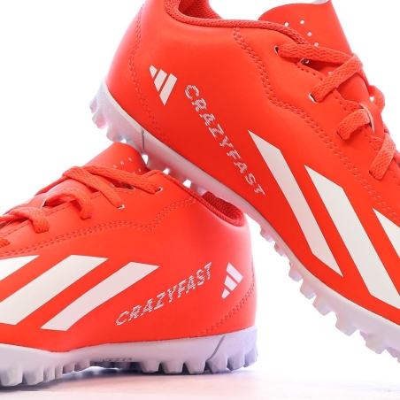 Chaussures de football Rouge Garçon Adidas X Crazyfast