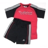 Ensemble Noir/Rose Fille Adidas Baby Pckge