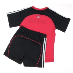 Ensemble Noir/Rose Fille Adidas Baby Pckge