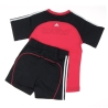 Ensemble Noir/Rose Fille Adidas Baby Pckge