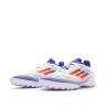 Chaussures de Foot Blanc/Bleu Adidas F50 League TF J