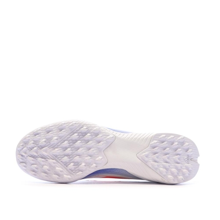 Chaussures de Foot Blanc/Bleu Adidas F50 League TF J