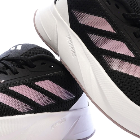 Chaussures de running Noire/Rose Femme Adidas Duramo Sl