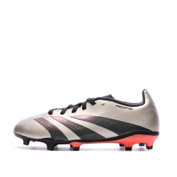 Chaussures de Football Gris/Noir Mixte Adidas Predator League FG