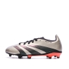 Chaussures de Football Gris/Noir Mixte Adidas Predator League FG