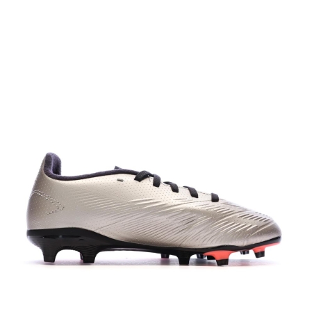Chaussures de Football Gris/Noir Mixte Adidas Predator League FG