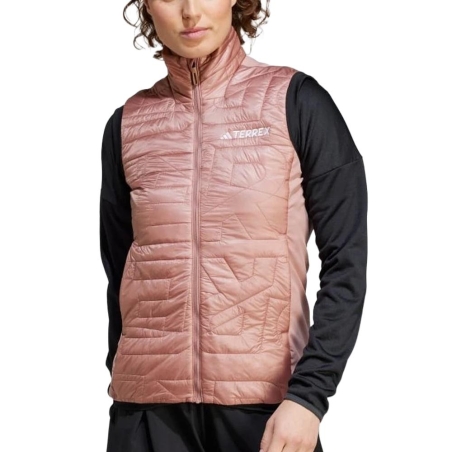Doudoune Rose Femme Adidas W Xpr Var Hyb