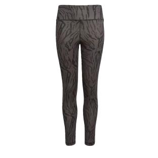 Legging Gris Zèbre Fille 7/8 Adidas Tight