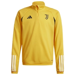 Juventus Sweat 1/4 zip Jaune Enfant Adidas 2023