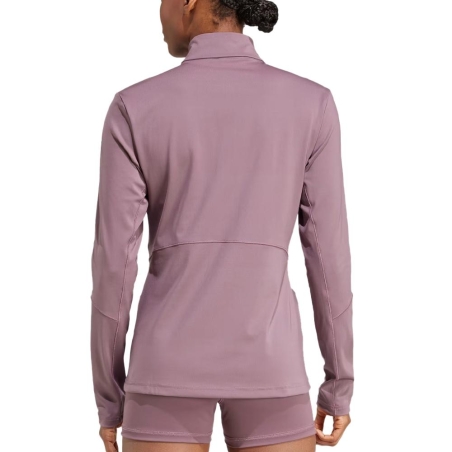 Haut d'entrainement Mauve Femme Adidas Hyglm