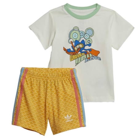 Ensemble Blanc/Jaune Garçon Adidas IB8614