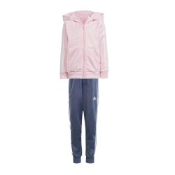 Survêtement Rose/Bleu Fille Adidas 3 bandes Essentials