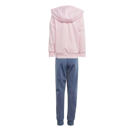 Survêtement Rose/Bleu Fille Adidas 3 bandes Essentials