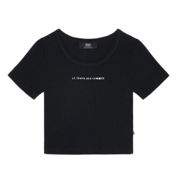 T-Shirt Noir Fille Le Temps Des Cerises Yukongi