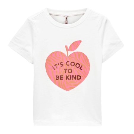 T-shirt Blanc Fille Kids Only Maggie