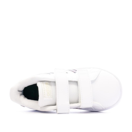 Baskets Blanche Garçon Adidas Grand Court Cf I