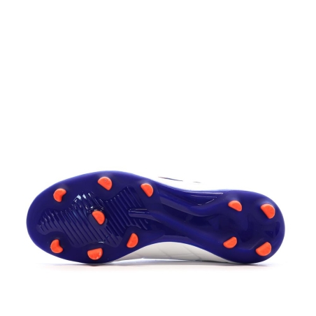 Chaussures de Football Blanc/Bleu Garçon Adidas Copa Pure 2 League Fg