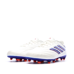Chaussures de Football Blanc/Bleu Garçon Adidas Copa Pure 2 League Fg