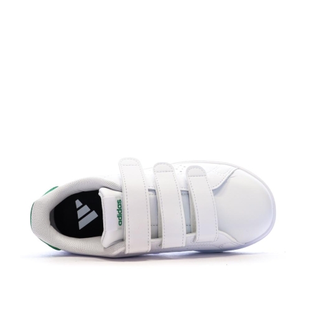Baskets Blanches Garçon/Fille Adidas Advantage Base 2.0