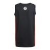 Maillot de basketball Noir/Orange Garçon Adidas Paris