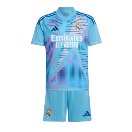 Real Madrid Mini-Kit de Gardien Bleu Adidas 24/25