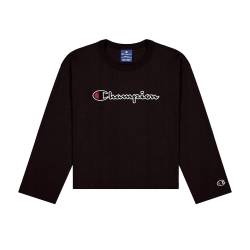 T-shirt Manches longues Noir Fille Champion 404233