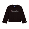T-shirt Manches longues Noir Fille Champion 404233