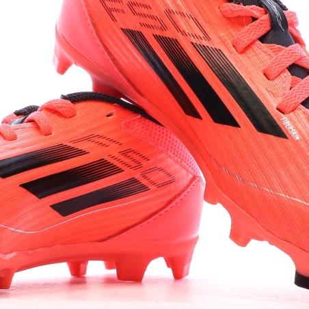 Chaussures de Football Rouge Garçon Adidas F50 League