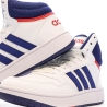 Baskets Blanche/Marine Garçon Adidas Hoops 3.0