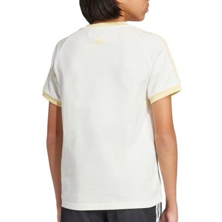 T-Shirt Blanc/Jaune Garçon Adidas JZ9930