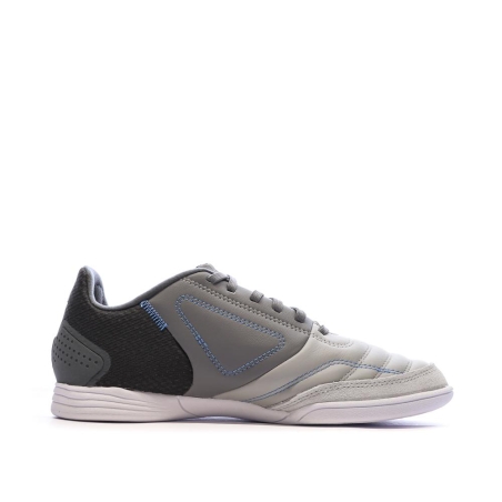 Chaussures de Futsal Gris/Noir/Bleu Garçon Adidas Top Sala