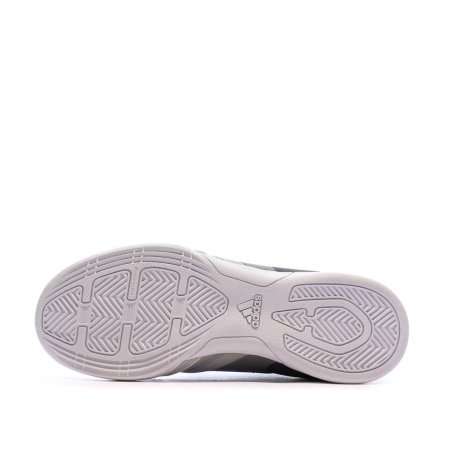 Chaussures de Futsal Gris/Noir/Bleu Garçon Adidas Top Sala