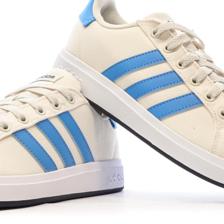 Baskets Beige/Bleu Garçon Adidas Grand Court 2.0 K