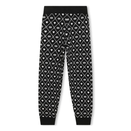 Jogging Noir/Blanc Fille Sonia Rykiel A14019