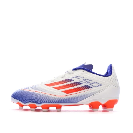 Chaussettes Blanches/Bleu/Rouges Garçon Adidas F50 League Mg