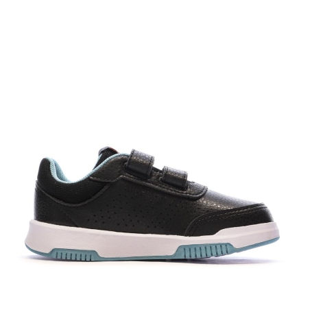 Baskets Noires/Bleu Garçon Adidas Tensaur