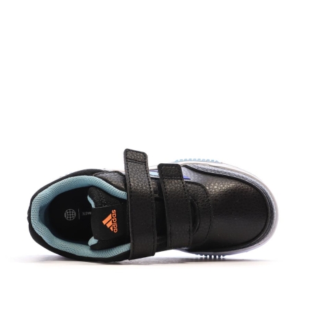 Baskets Noires/Bleu Garçon Adidas Tensaur