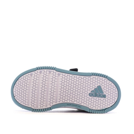 Baskets Noires/Bleu Garçon Adidas Tensaur