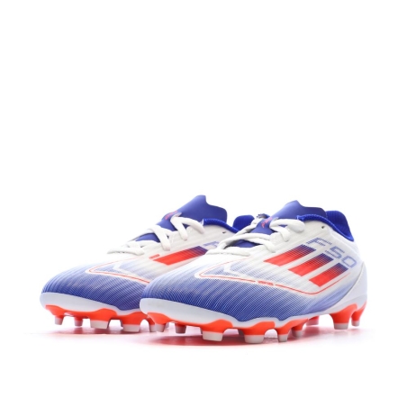 Chaussettes Blanches/Bleu/Rouges Garçon Adidas F50 League Mg