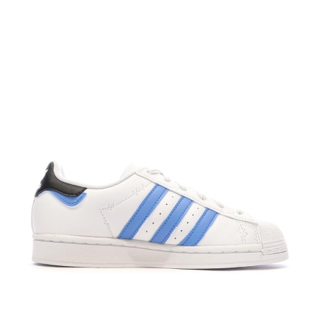 Baskets Blanc/Noir Enfant Adidas Superstar IG6263