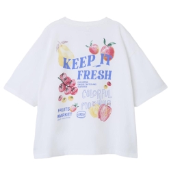 T-shirt Blanc Fille Name it Tafina