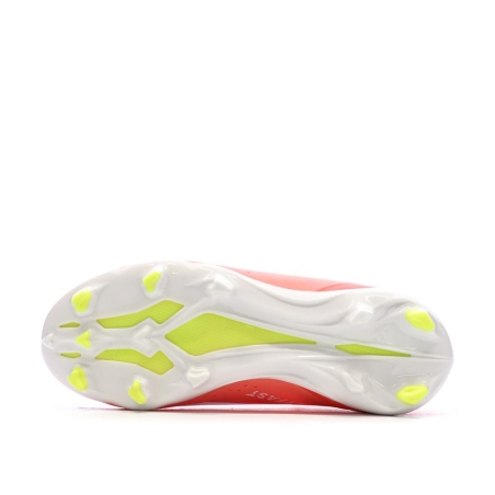 Chaussures de Football Blanches/Rouges Garçon Adidas Crazyfast League